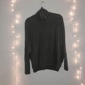 grey long sleeve turtle neck